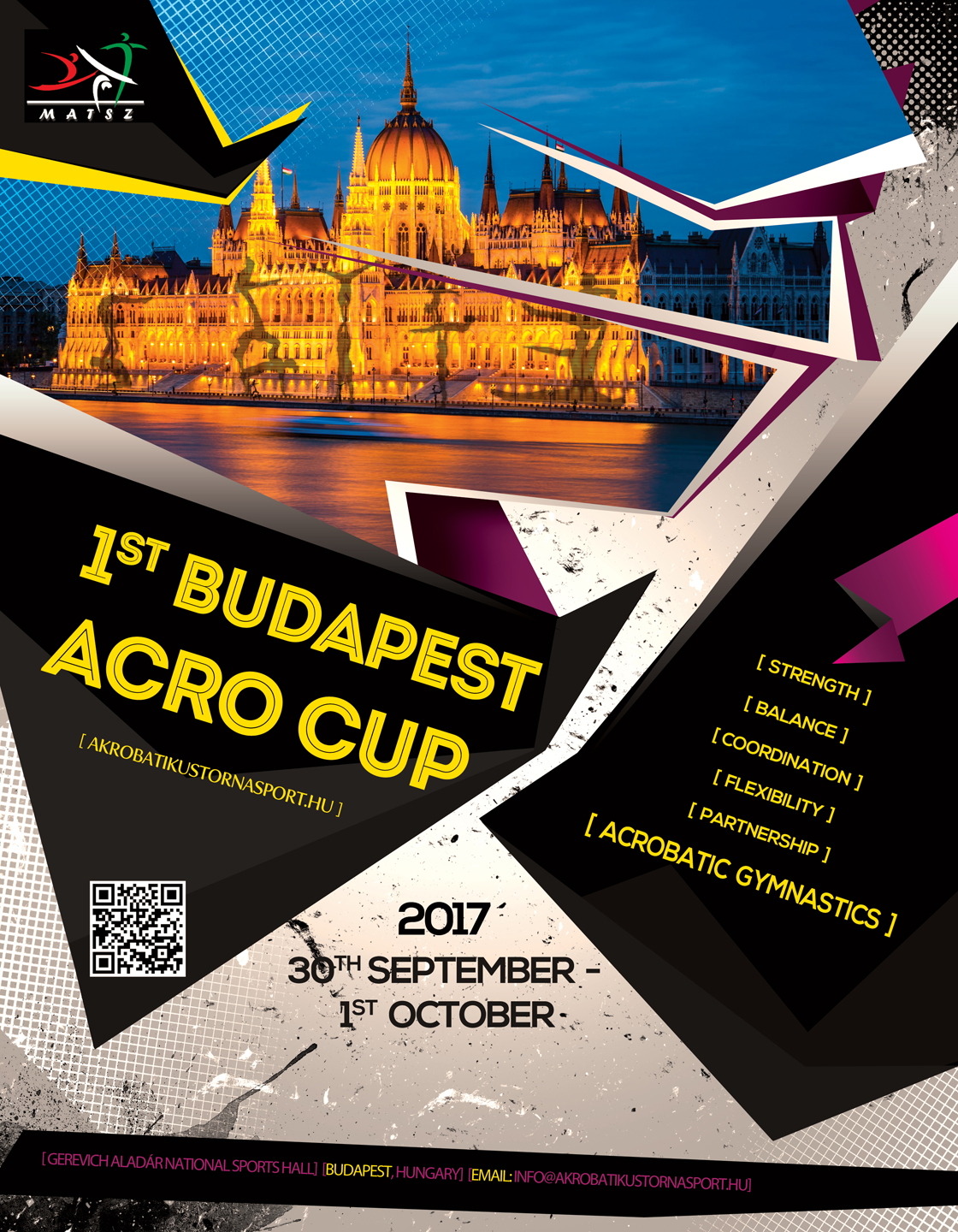 1. Budapest AcroCup flyer