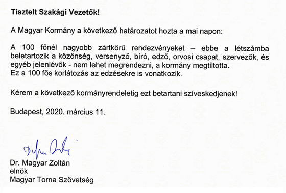 Felhívás a koronavírussal kapcsolatos kormányrendelkezések betartására.