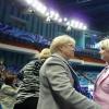 Larissza Latinyina és Svetlana Khorkina kétszeres olimpiai bajnok - ketten 11 olimpiai bajnoki címmel rendelkeznek