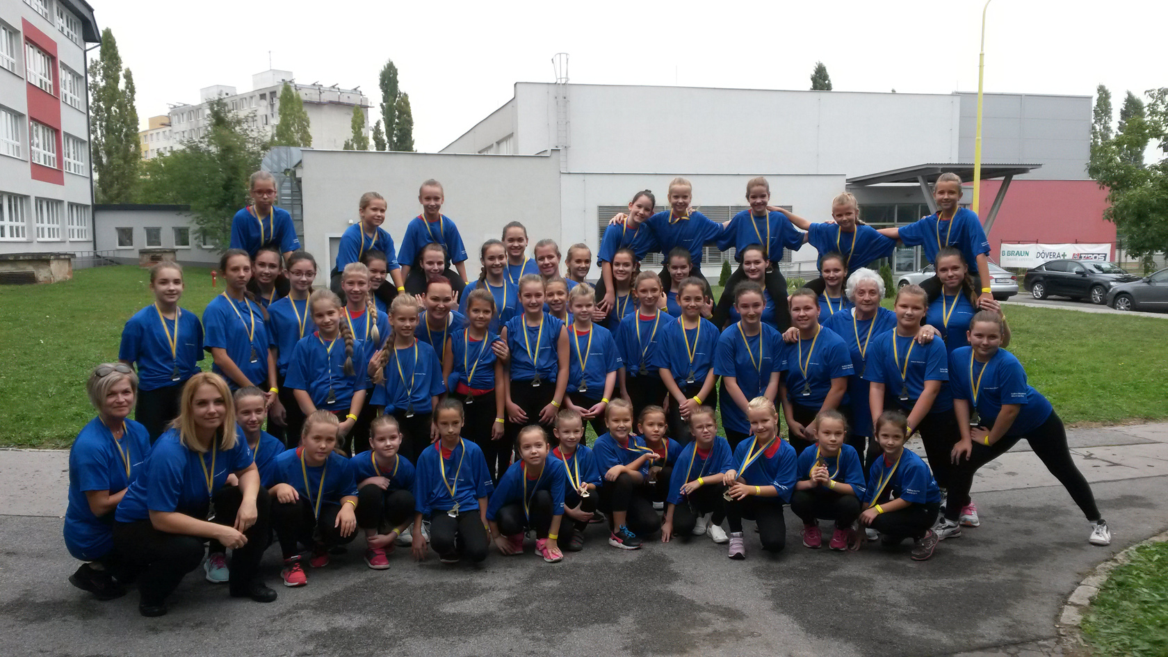A Tiszaújvárosi Gimnasztráda csapata a Kassán megrendezésre került Gymnastics and Dance Fesztiválon