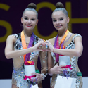 Orosz tarolás a ritmikus gimnasztika Eb-n, bearanyozódtak az Averina ikrek