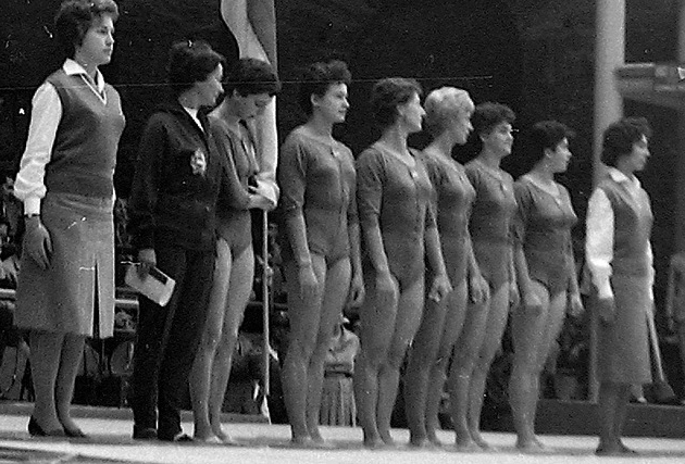 A magyar női tornászválogatott az 1960-as római olimpián