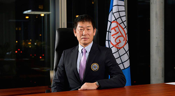 Morinari Watanabe, a Nemzetközi Torna Szövetség (FIG) elnöke