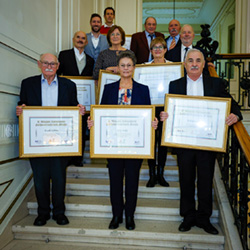 Korábbi világklasszis versenyzőket és szakembereket díjazott a Magyar Torna Szövetség Halhatatlanok Klubja!