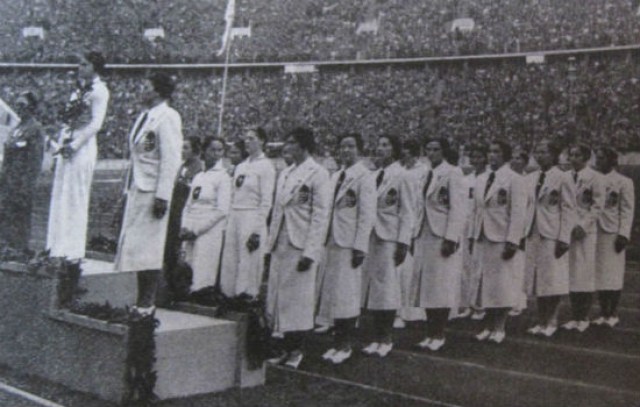 Az 1936-os női tornacsapat a berlini olimpián