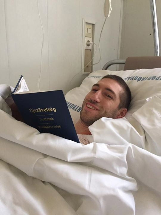 Berki Krisztián vállműtétje után lábadozik a Sportkórházban